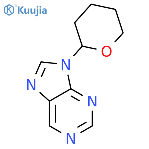 9-(tetrahydro-2H-pyran-2-yl)-9H-Purine structure