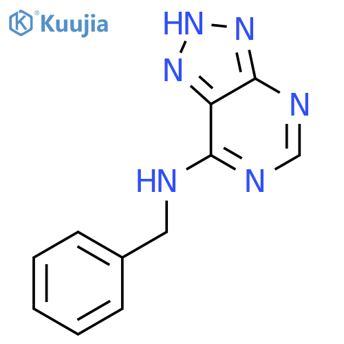 3H-1,2,3-Triazolo[4,5-d]pyrimidin-7-amine,N-(phenylmethyl)- structure