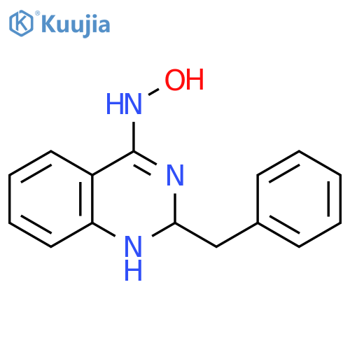 4(1H)-Quinazolinone, 2,3-dihydro-2-(phenylmethyl)-, oxime structure