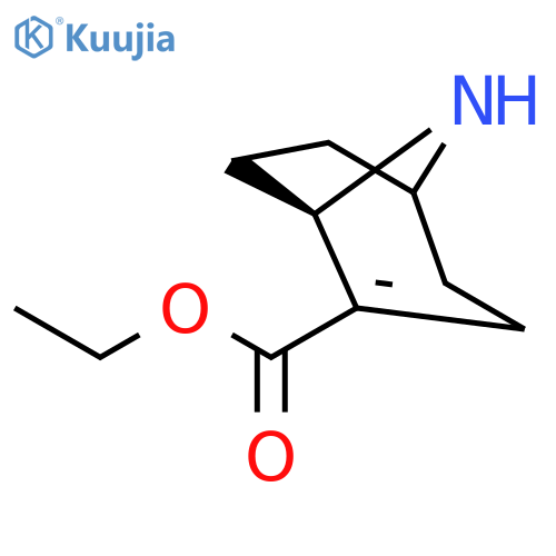 8-Azabicyclo[3.2.1]oct-2-ene-2-carboxylic acid, ethyl ester, (1R)- structure
