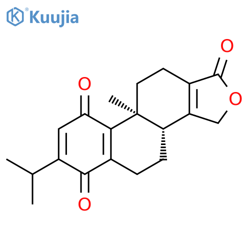 Phenanthro[1,2-c]furan-1,6,9(3H)-trione,3b,4,5,9b,10,11-hexahydro-9b-methyl-7-(1-methylethyl)-, (3bR,9bS)- (9CI) structure