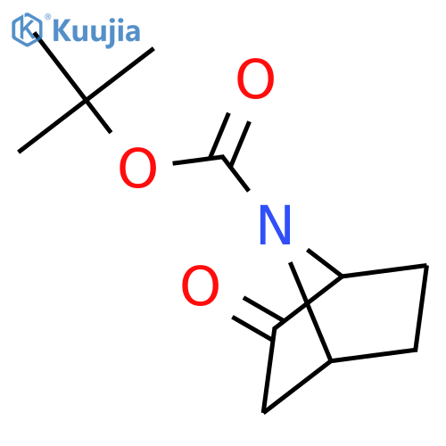tert-butyl (1R,4S)-2-oxo-7-azabicyclo[2.2.1]heptane-7-carboxylate structure