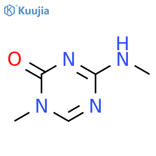 1,3,5-Triazin-2(1H)-one, 1-methyl-4-(methylamino)- structure