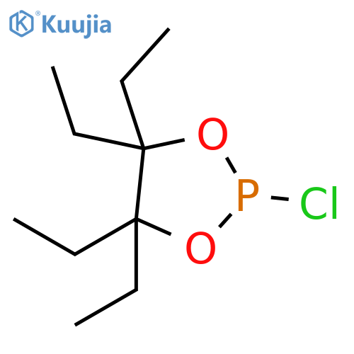1,3,2-DIOXAPHOSPHOLANE, 2-CHLORO-4,4,5,5-TETRAETHYL- structure