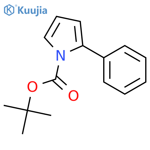 tert-Butyl 2-phenyl-1H-pyrrole-1-carboxylate structure