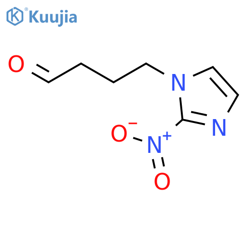 2-nitro-1H-Imidazole-1-butanal structure
