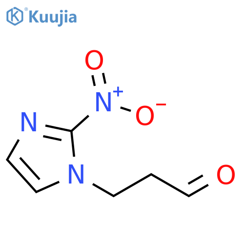 2-nitro-1H-Imidazole-1-propanal structure