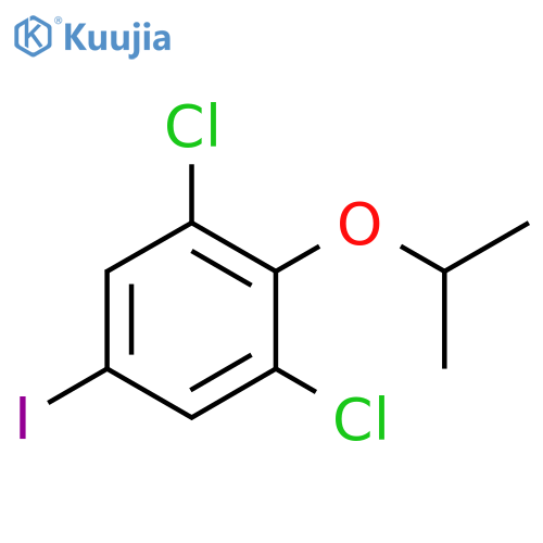 1,3-Dichloro-5-iodo-2-isopropoxybenzene structure