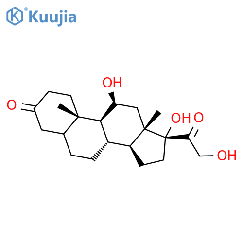Pregnane-3,20-dione, 11,17,21-trihydroxy-, (11b)- structure