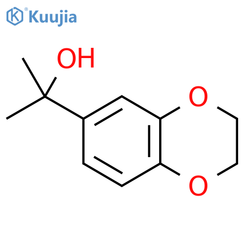 2-(2,3-dihydro-1,4-benzodioxin-6-yl)propan-2-ol structure