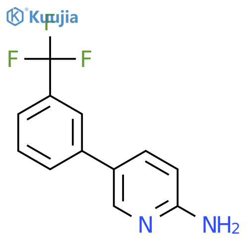 5-3-(Trifluoromethyl)phenylpyridin-2-amine structure