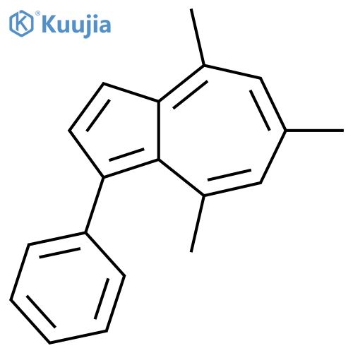 Azulene, 4,6,8-trimethyl-1-phenyl- structure