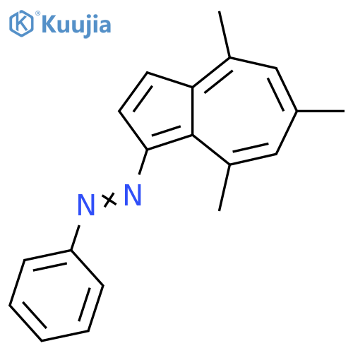 Diazene, phenyl(4,6,8-trimethyl-1-azulenyl)- structure