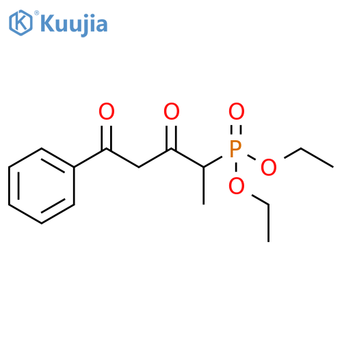 Phosphonic acid, (1-methyl-2,4-dioxo-4-phenylbutyl)-, diethyl ester structure
