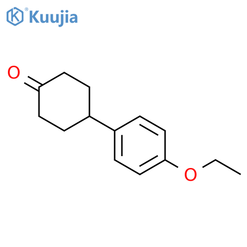 4-(4-Ethoxyphenyl)cyclohexanone structure