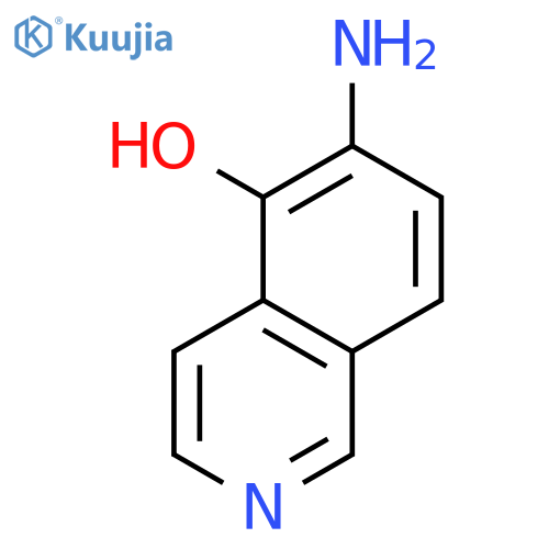 6-Aminoisoquinolin-5-ol structure