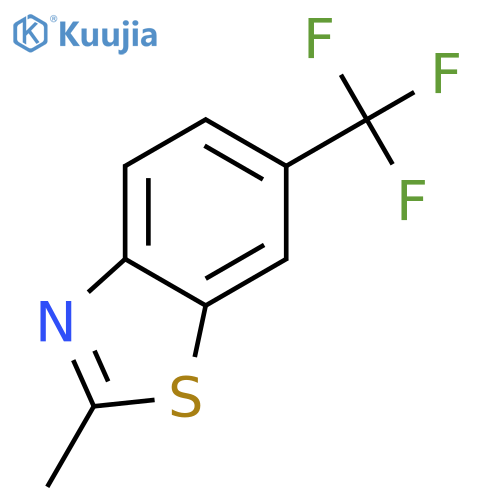 2-methyl-6-(trifluoromethyl)-1,3-benzothiazole structure
