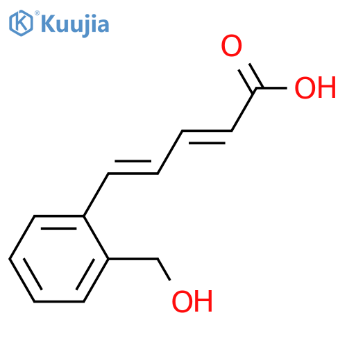 5-[2-(Hydroxymethyl)phenyl]pentanoic acid; 2,3,4,5-Tetradehydro(E,E-) structure