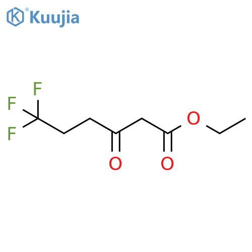 Hexanoic acid, 6,6,6-trifluoro-3-oxo-, ethyl ester structure