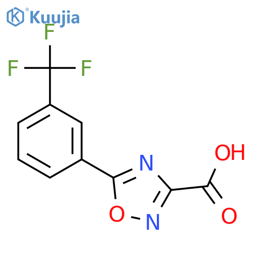 5-(3-(Trifluoromethyl)phenyl)-1,2,4-oxadiazole-3-carboxylic acid structure