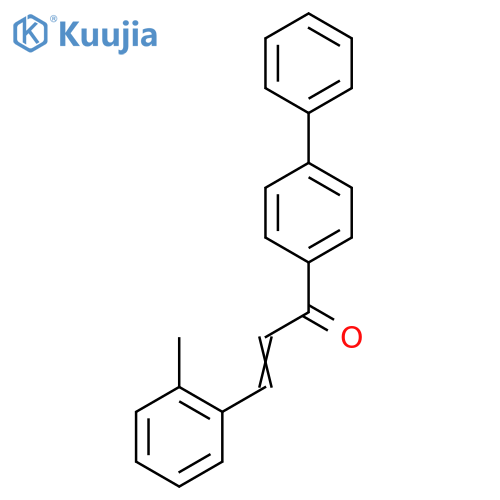 3-(2-Methylphenyl)-1-(4-phenylphenyl)prop-2-en-1-one structure