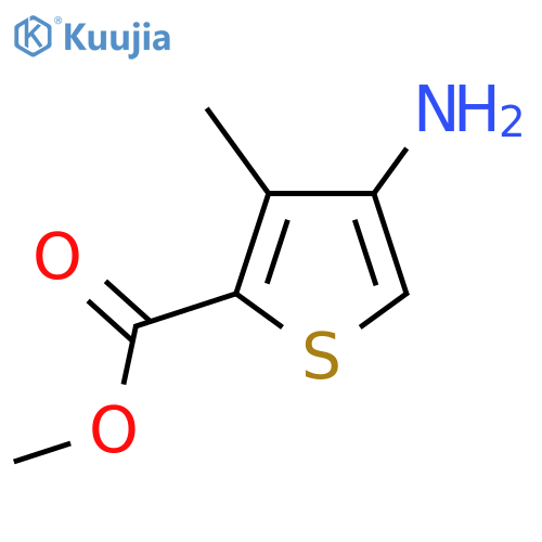 Methyl 4-amino-3-methylthiophene-2-carboxylate structure