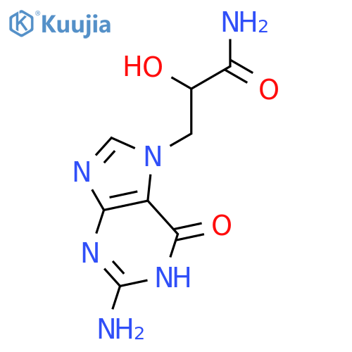 N7-(2-Carbamoyl-2-hydroxyethyl)guanine structure