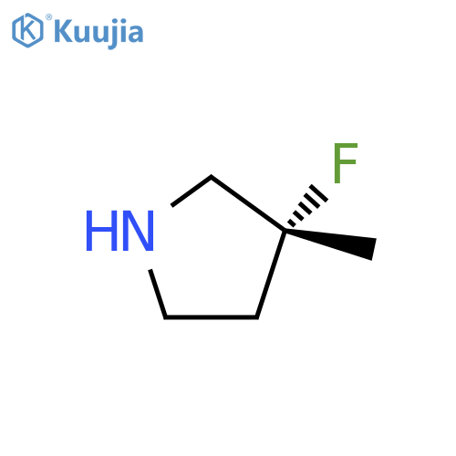 (3R)-3-fluoro-3-methylpyrrolidine structure
