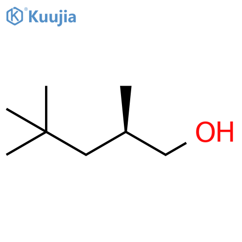 1-Pentanol, 2,4,4-trimethyl-, (2R)- structure