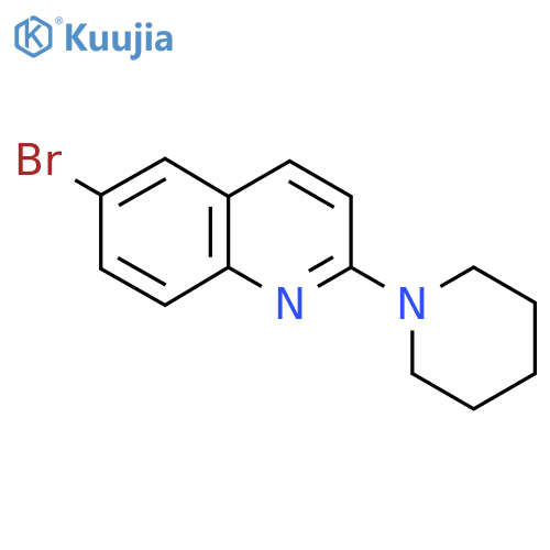 6-Bromo-2-(piperidin-1-yl)quinoline structure