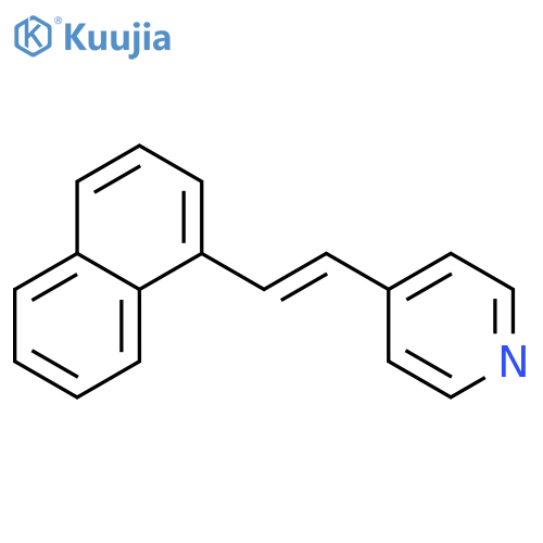 4-(1-Naphthylvinyl)pyridine structure