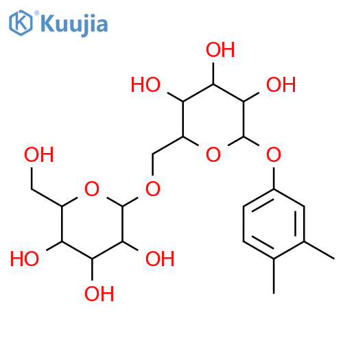 β-D-Glucopyranoside, 3,4-dimethylphenyl 6-O-β-D-glucopyranosyl- structure