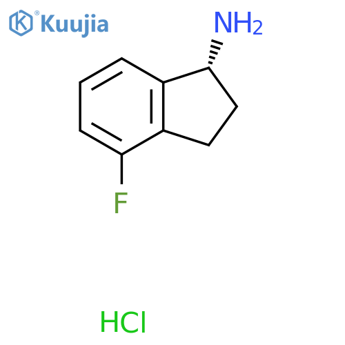 (R)-4-Fluoro-indan-1-ylamine Hydrochloride structure