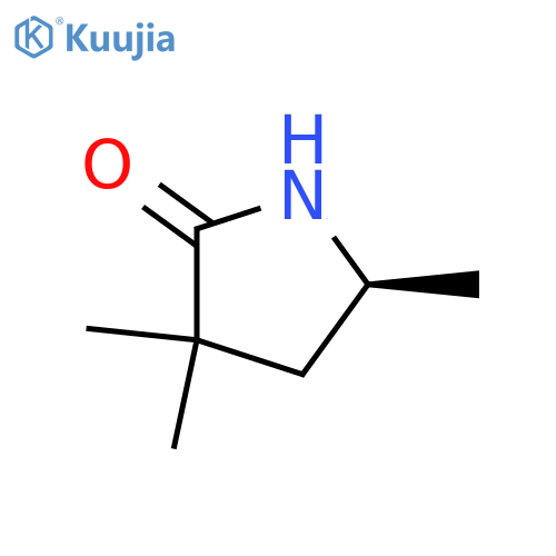 (5S)-3,3,5-trimethylpyrrolidin-2-one structure
