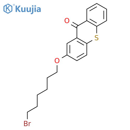 9H-Thioxanthen-9-one, 2-[(6-bromohexyl)oxy]- structure