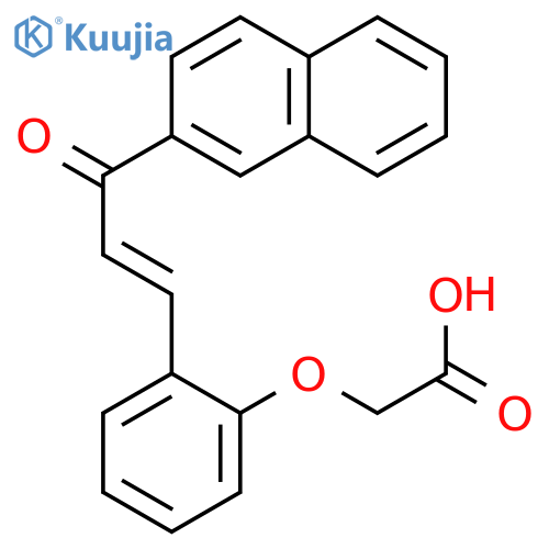 Acetic acid, 2-[2-[(1E)-3-(2-naphthalenyl)-3-oxo-1-propen-1-yl]phenoxy]- structure