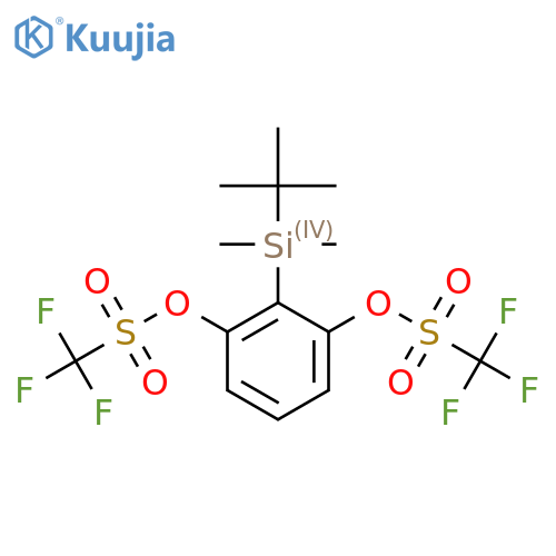2-(Tert-Butyldimethylsilyl)-1,3-phenylene Bis(trifluoromethanesulfonate) structure