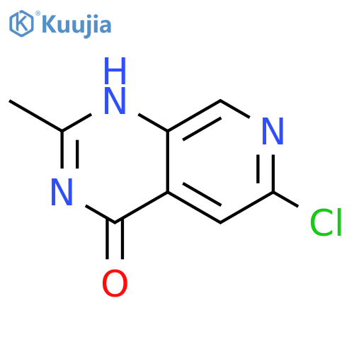 6-chloro-2-methyl-3H-pyrido[3,4-d]pyrimidin-4-one structure