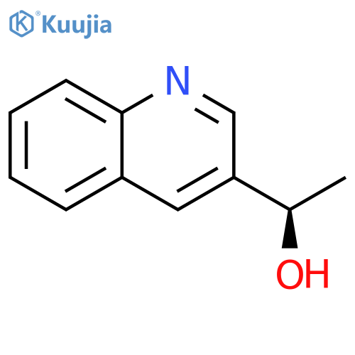 (1R)-1-(quinolin-3-yl)ethan-1-ol structure