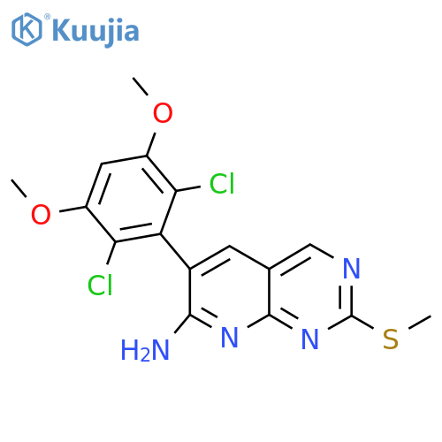 6-(2,6-Dichloro-3,5-dimethoxyphenyl)-2-(methylthio)pyrido2,3-dpyrimidin-7(8H)-imine structure