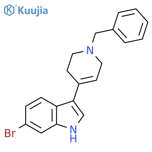 6-Bromo-3-(1-benzyl-1,2,3,6-tetrahydropyridin-4-yl)-1H-indole structure