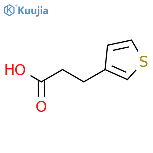 3-(Thiophen-3-yl)propanoic acid structure