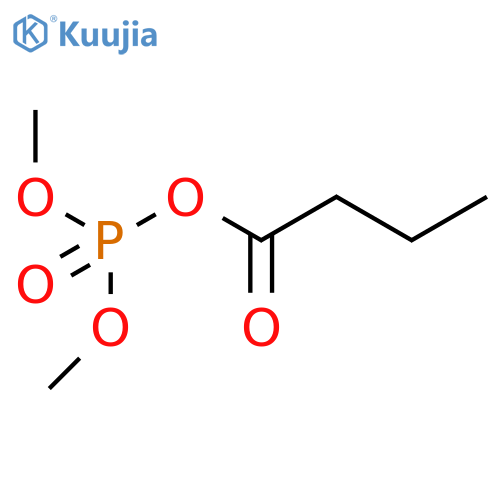 Butanoic acid, anhydride with dimethyl phosphate structure