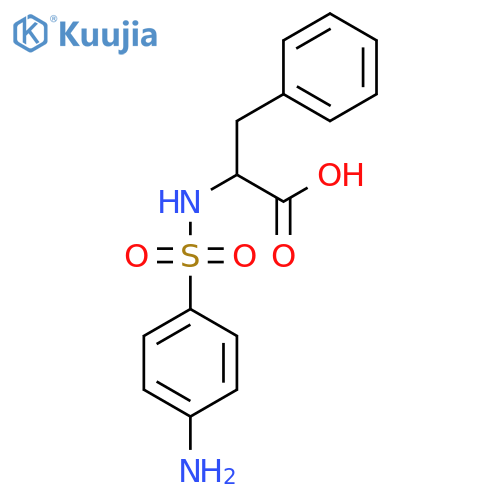 2-(4-Aminobenzenesulfonylamino)-3-phenyl-propionic acid structure