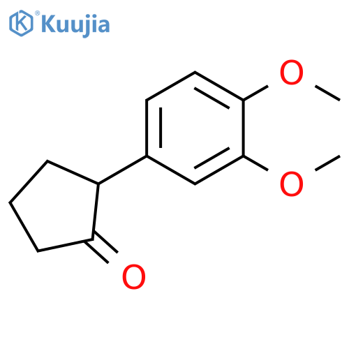 2-(3,4-Dimethoxyphenyl)cyclopentan-1-one structure