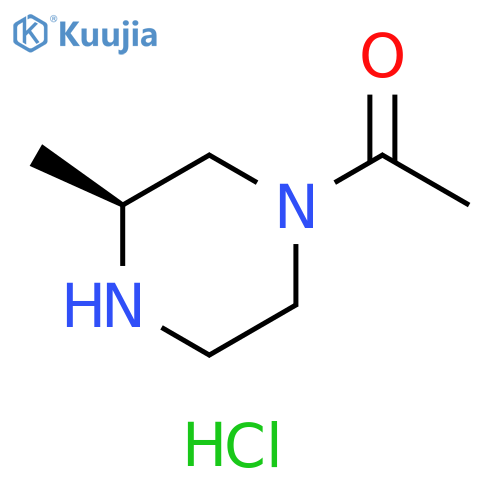 (S)-1-(3-Methyl-piperazin-1-yl)ethanone Hydrochloride structure