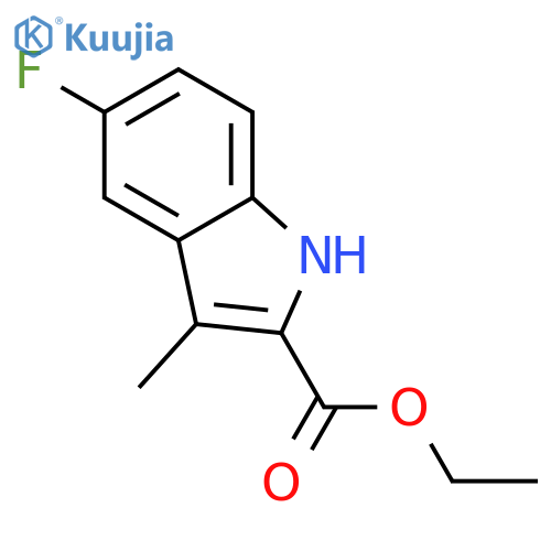 ethyl 5-fluoro-3-methyl-1H-indole-2-carboxylate structure