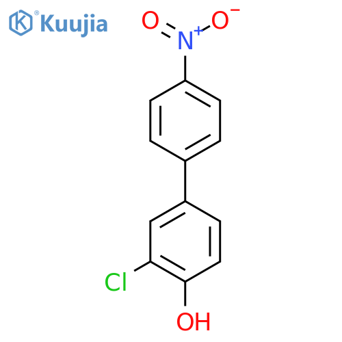 2-Chloro-4-(4-nitrophenyl)phenol structure