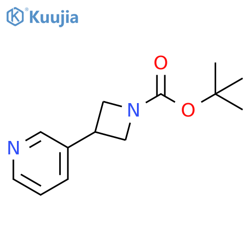 TERT-BUTYL 3-(PYRIDIN-3-YL)AZETIDINE-1-CARBOXYLATE structure