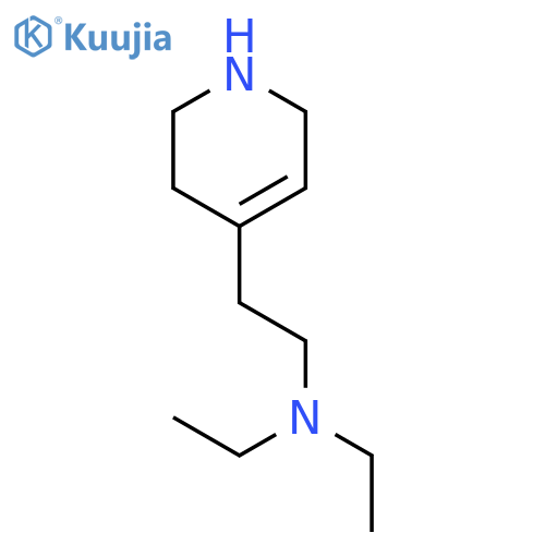 4-Pyridineethanamine, N,N-diethyl-1,2,3,6-tetrahydro- structure